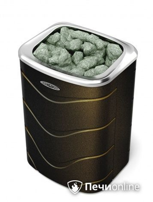 Электрическая печь TMF Примавольта 9 кВт черная бронза