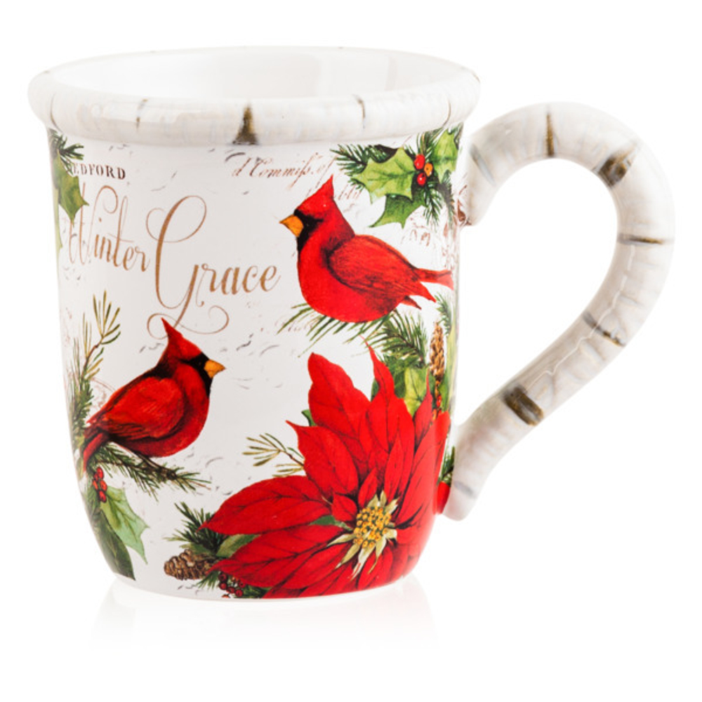 Кружка 480мл Certified Int. Зимний сад Птицы