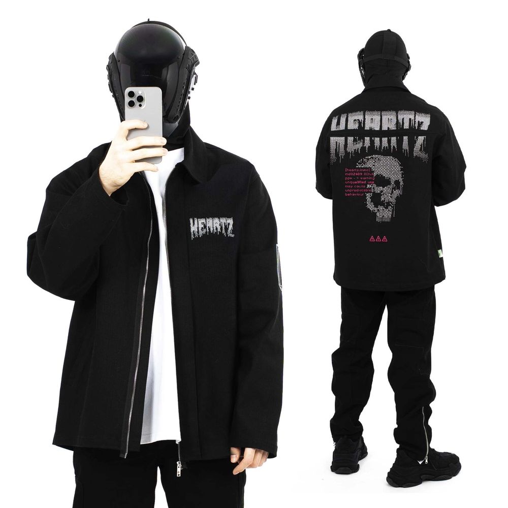 Купить Куртка Heartz Джинсовка The Warning Assymetrical Черная Куртка Heartz Джинсовка The Warning Assymetrical Черная