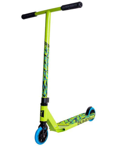 Трюковой самокат DukeR 1.0 Evolution неоновый