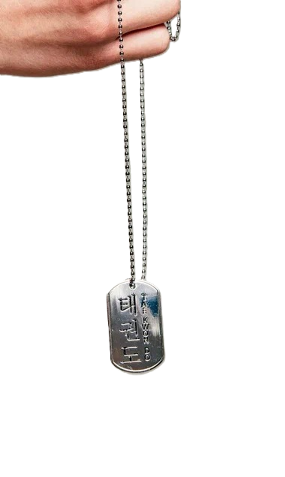 Жетон Taekwondo металлический на цепочке