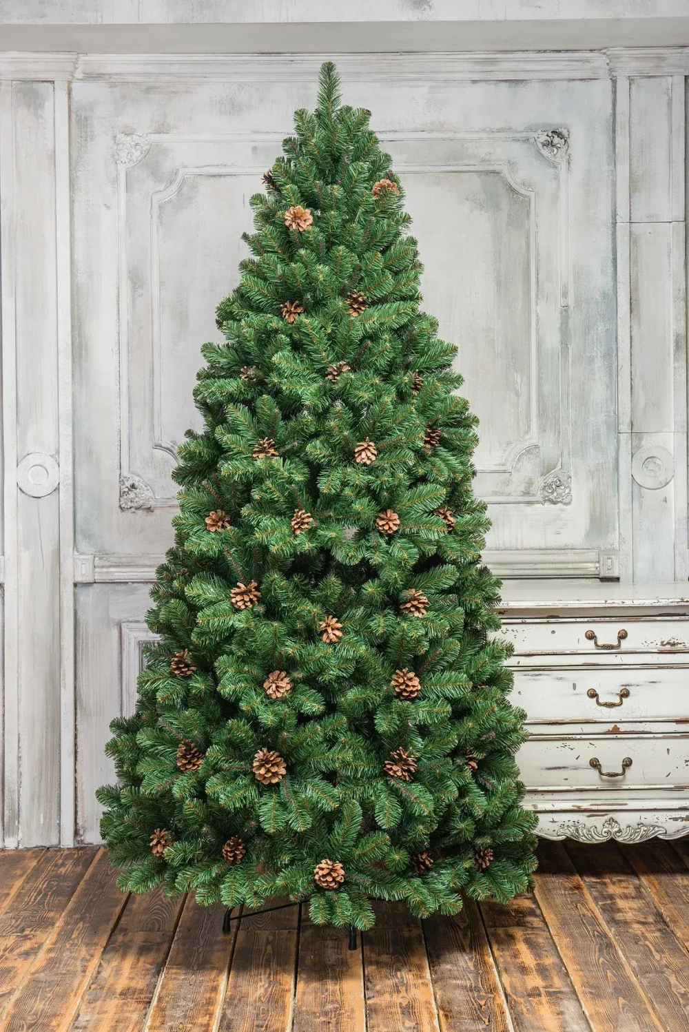 Искусственная елка Снежная королева зеленая 150 см., мягкая хвоя, ЕлкиТорг (32150)