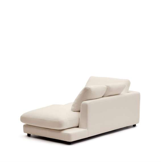 Кушетка Gala с правым подлокотником бежевая, 193х105 см