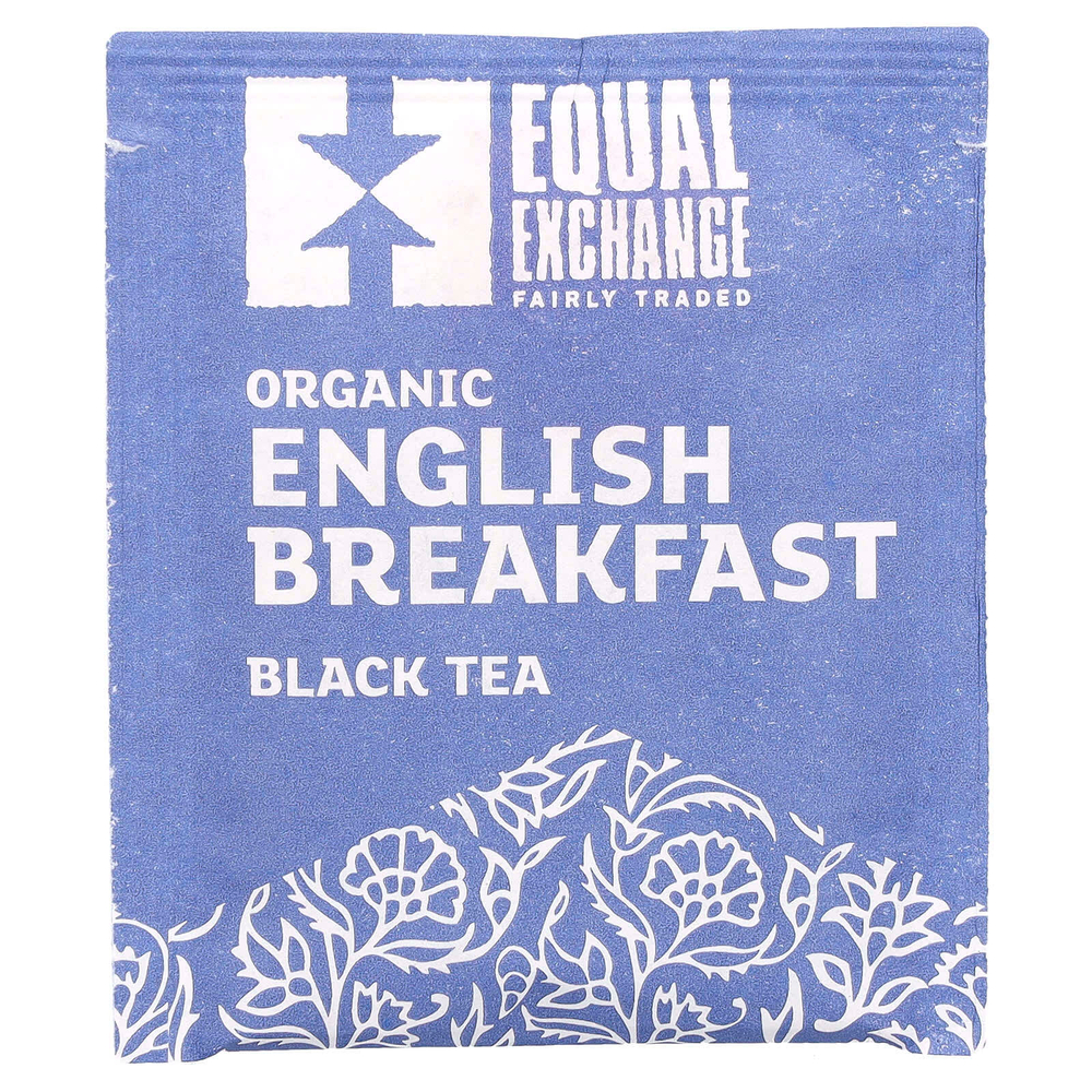 Equal Exchange, Organic English Breakfast, черный чай, 20 чайных пакетиков, 40 г (1,41 унции)