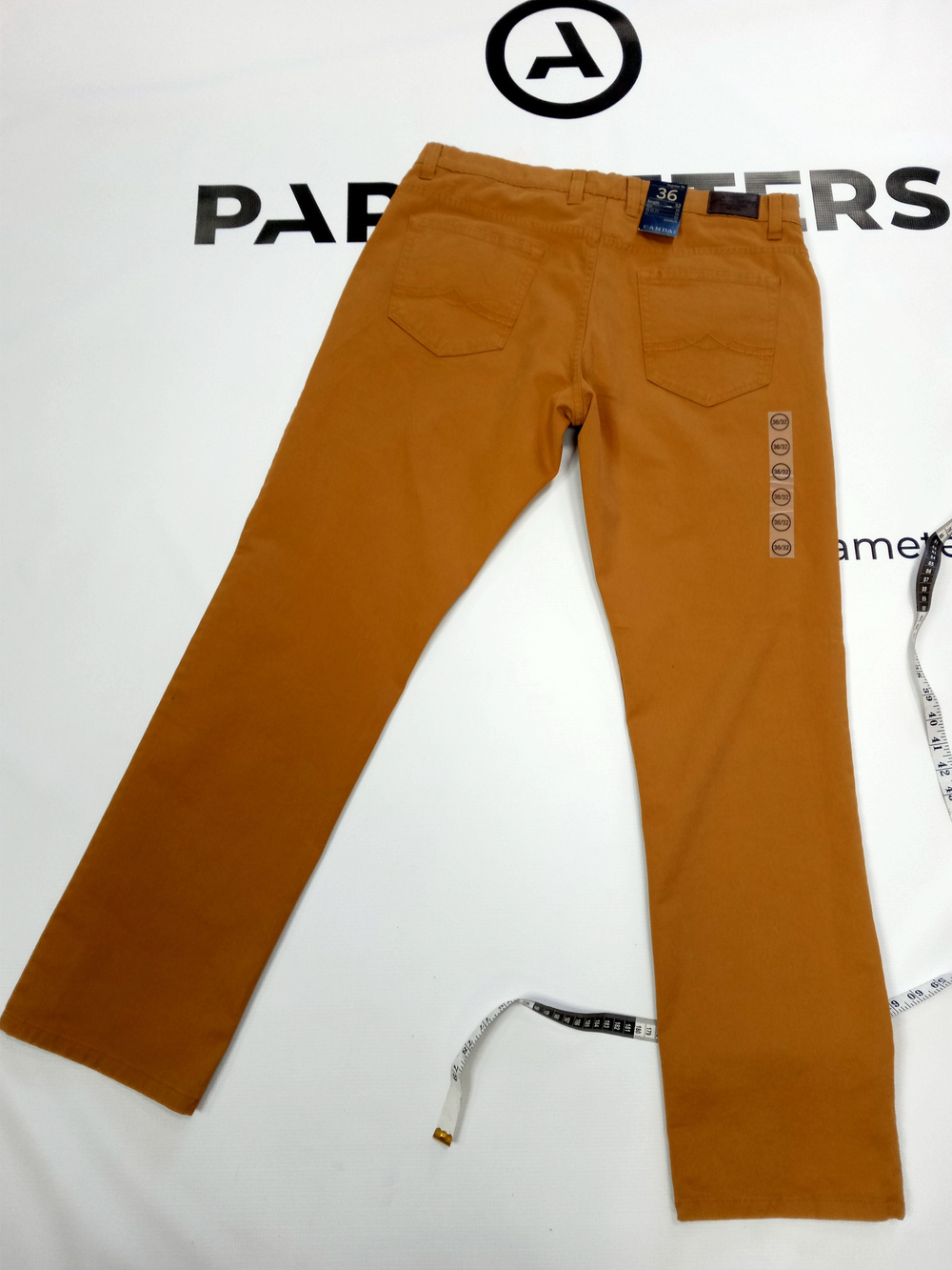 Джинсы мужские CANDA stretch.Цвет темно-горчичный.Размер 36/32 50/52 русский на рост 175