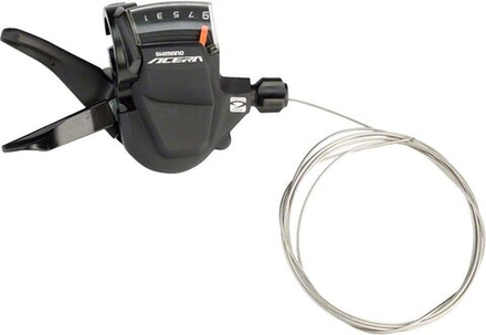 Шифтер Shimano Acera, M3000, прав, 9ск, тр. 2050Мм ESLM3000RA