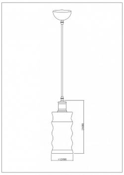 Подвесной светильник Escada Fireside 1102/1