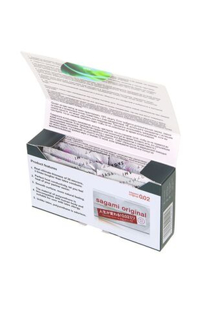 Презервативы "Sagami Xtreme Mint " с охлаждающим эффектом, латекс, 10 шт.