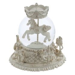 GAEM Фигурка декоративная в стекл шаре "Карусель" (ключ,муз, движ), D 10 см, L15 W15 H17,5 см