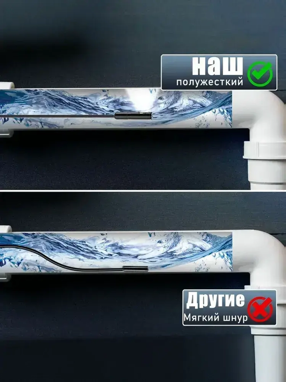 Двойная камера Видеобороскоп для смартфона, 5M, подходит для Android/IOS/планшетов, питание от USB, используется для исследования узких мест