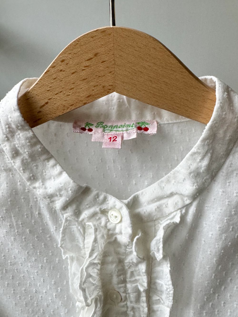 Хлопковая блузка Bonpoint, 152