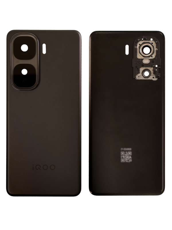 Задняя крышка для Iqoo Neo 10 черная, китайская версия (Black) со стеклом камеры