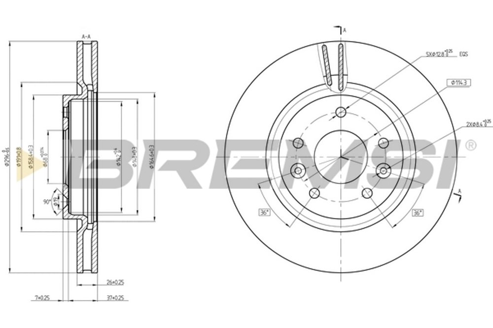 BREMSI - CD8466V