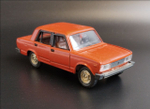 Модель автомобиля "ВАЗ-2105" в масштабе 1:43, родная коробка, металл, пластмасса, СССР, 1970-1990 гг.