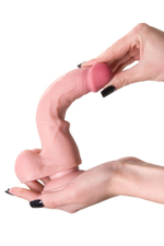 Телесный реалистичный фаллоимитатор My Pretty - 20 см. (Цвет: телесный)