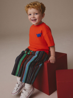 Брюки широкие для мальчика Next E82-338, Черный, Кирпичный, Голубой