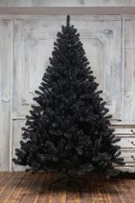 Искусственная черная елка «Чёрная жемчужина» 270 см / 2,7 м