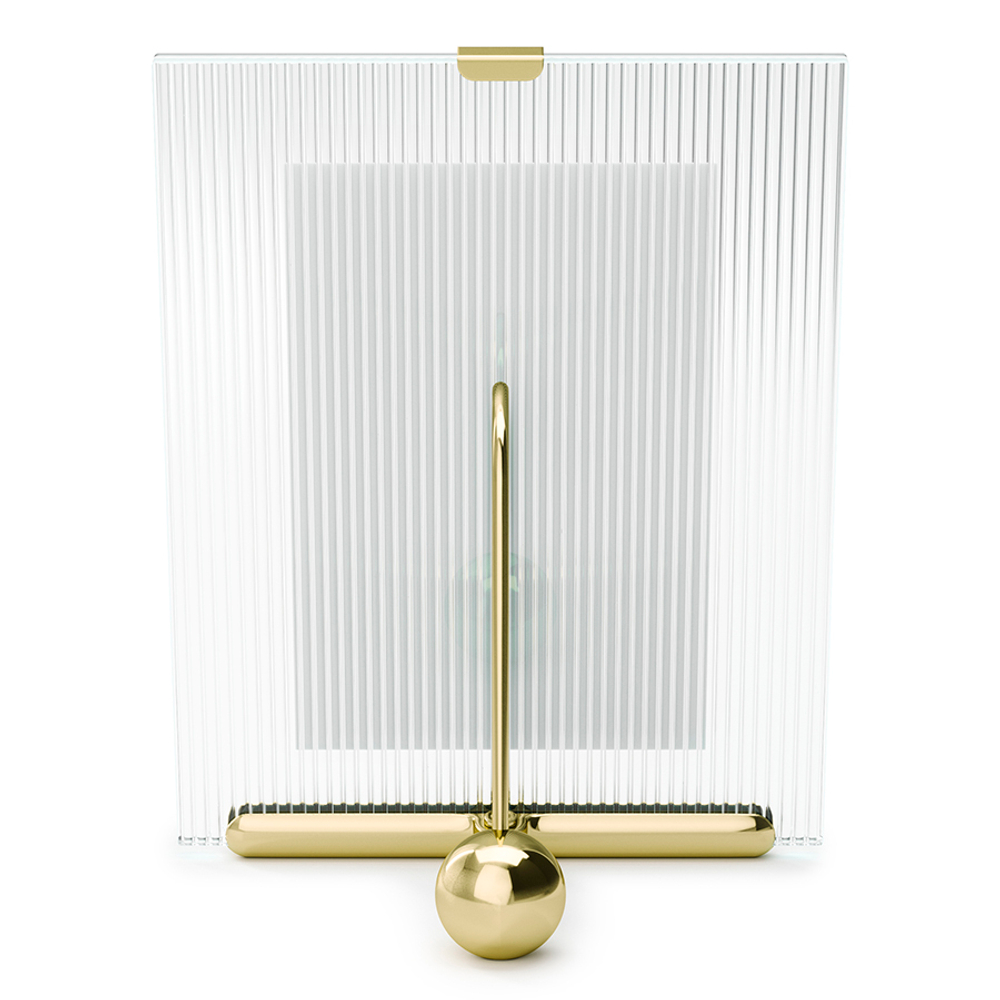 Фоторамка flute, 16х20 см, латунь