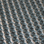 Коврик 45*60см "Травка" щетинистое покрытие, серый