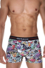 Мужские трусы-боксеры с принтом в виде эмодзи