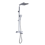 Душевая система термостат  G2407-40 GAPPO лейка "Тропический душ" квадрат 300*300 ХРОМ