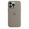 Apple Silicone Case with MagSafe iPhone 15 Pro Max Clay (Серый)