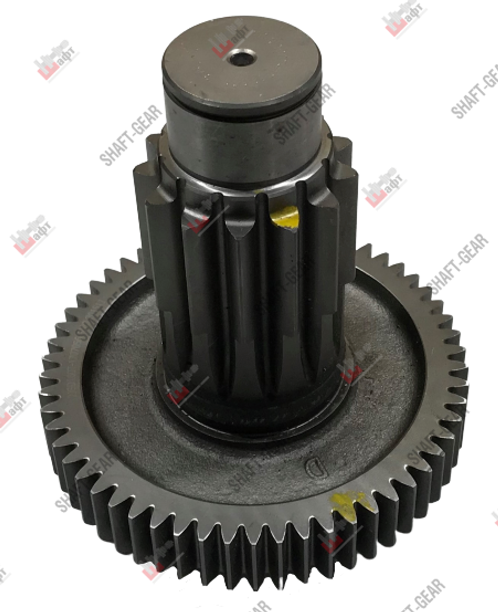 12JSD160T-1707051 - Вал промежуточный демультипликатора (короткий) на КПП