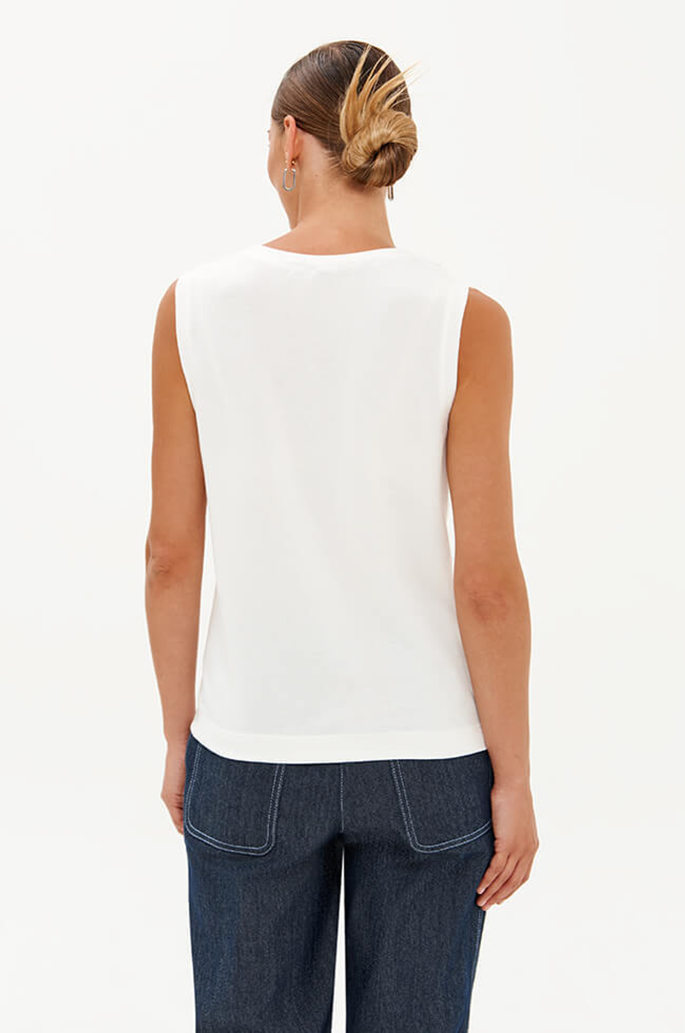 23434 Майка женская (молочный)