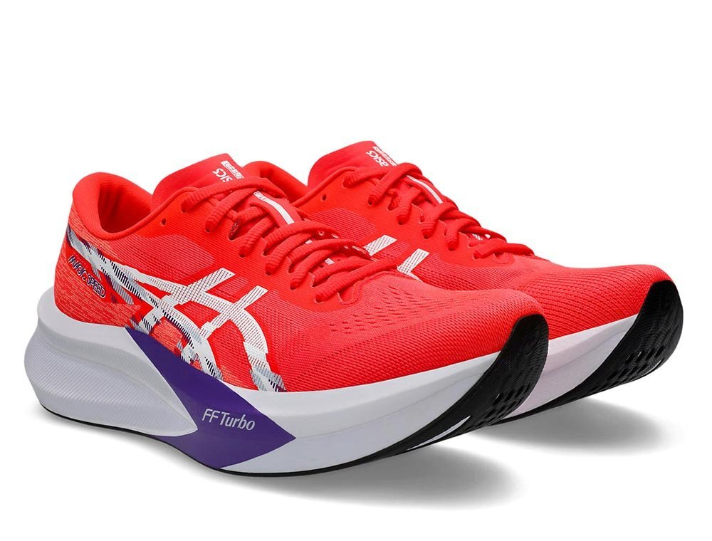 Кроссовки для бега мужские Asics Magic Speed 4 M красно-фиолетовые
