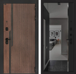 Кармина зеркало Паноравма чёрный кварц