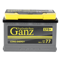 Аккумулятор GANZ EFB 77 А/ч обратный R+ 278x175x190 L3 EN 750 А