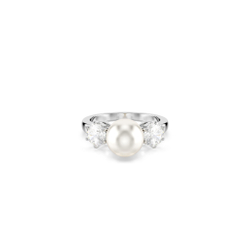 MATRIX:RING 8MM PEARL WHITE/RHS 55