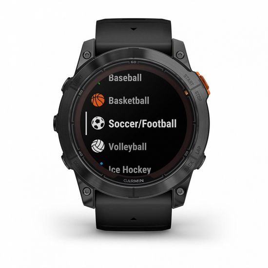 Умные часы Garmin Fenix 7X Pro Solar Edition Серый с черным ремешком 010-02778-01