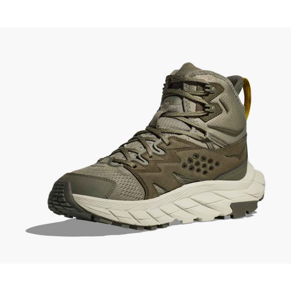 Кроссовки мужские HOKA M ANACAPA BREEZE MID Olive Haze / Celadon