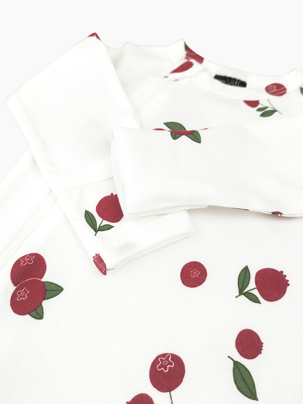 Комбинезон Mjölk Sleep and Play Брусника, уценка