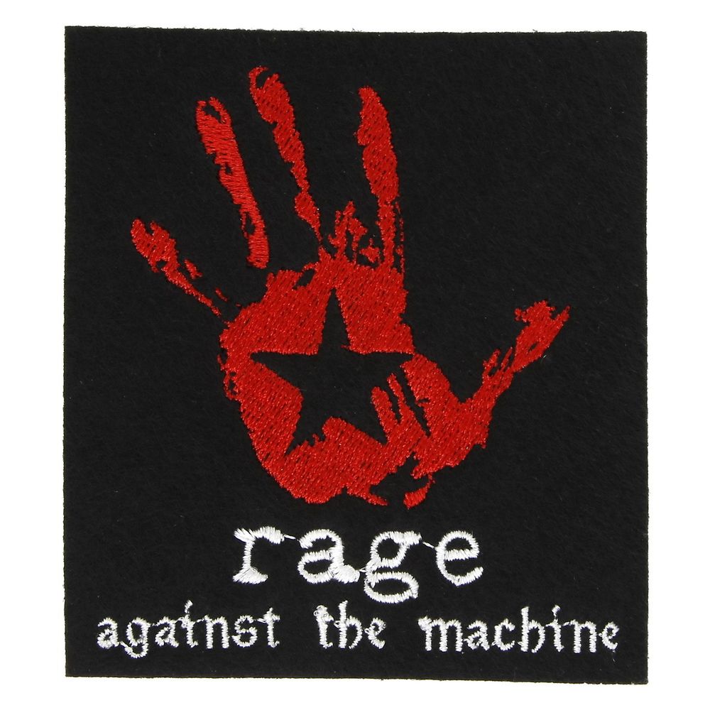 Нашивка с вышивкой группы Rage Against The Machine