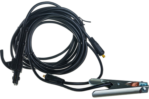 Комплект сварочных проводов QUATTRO ELEMENTI KIT-20 до 200 А, держатель, масса, провода 5+4 м, коннекторы TK 16-25