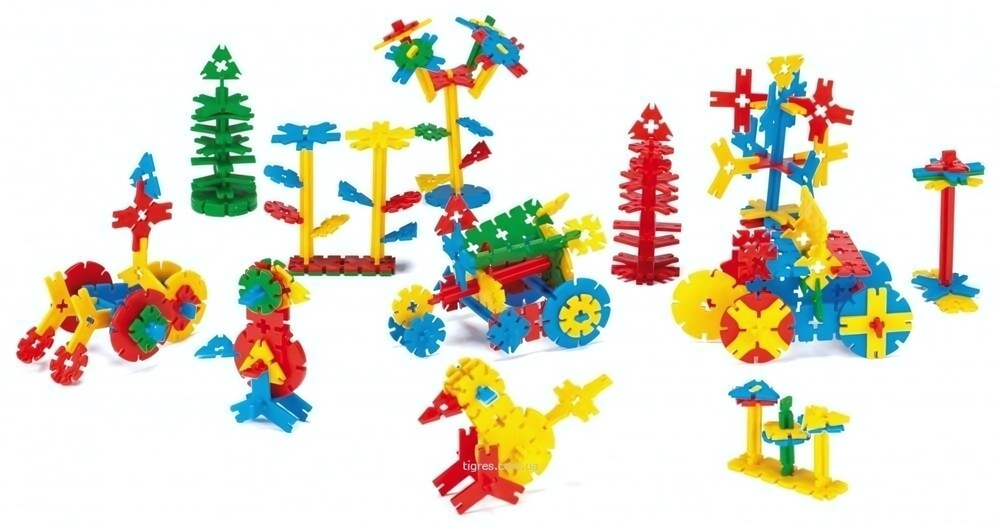 Конструктор "Листики"(200 эл.) (Тигрес)