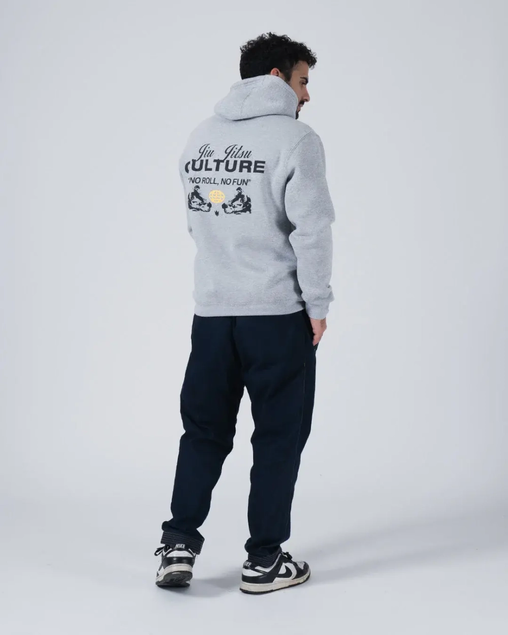 Худи KINGZ Jiu Jitsu Culture Tee серая