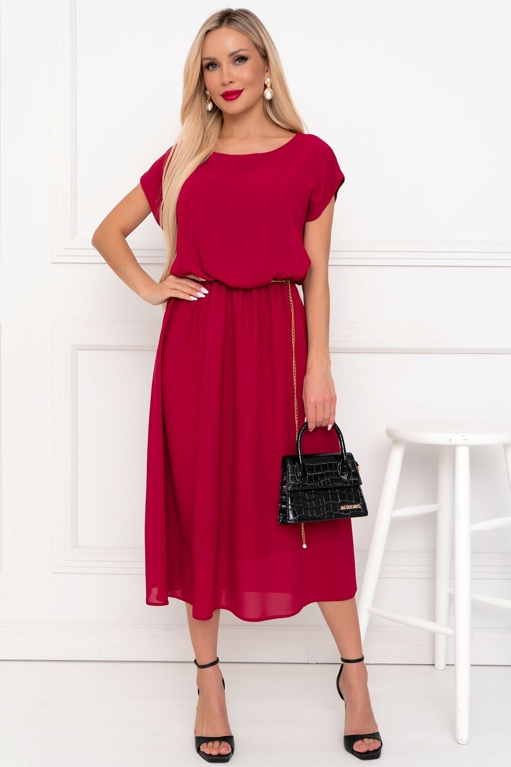 Платье Стелла (марсала) Р11-1169/2 Nikol (Акция)