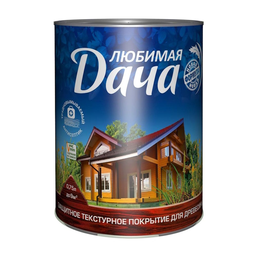 Пропитка по дереву Любимая дача   белый   0,75л (Рогнеда)