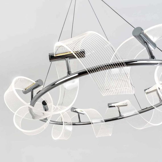 Подвесная светодиодная люстра Modelux Modestyle MS.3029.8 CR