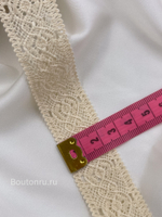 Кружево бежевое