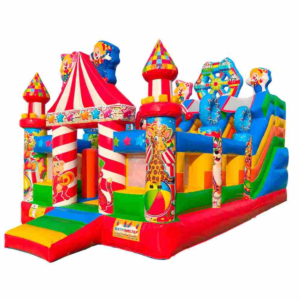 Коммерческий надувной  батут " Цирковой" 7*4*4,5м