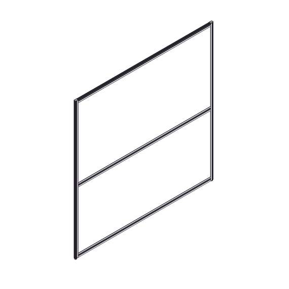 Секция  RAND комбинированной перегородки RP160SL160  1600х22х1600