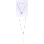 Подвеска из гиппоалергенного сплава со стразами «ТЫПЕРВАЯ», цвет серебро и золото, d-20см/0,9см