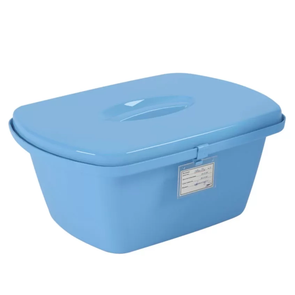 Контейнер 10 л КДС-10 голубой 450х325х205 мм