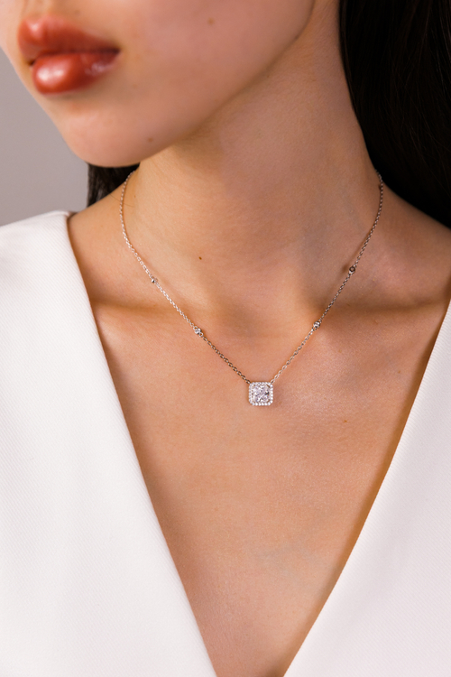 Колье "DIVA" с цирконием