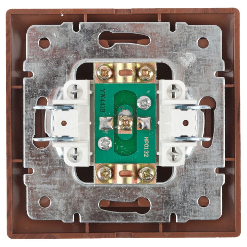 Розетка Intro Plano 1-301-10 TV одиночная, IP20, СУ, венге