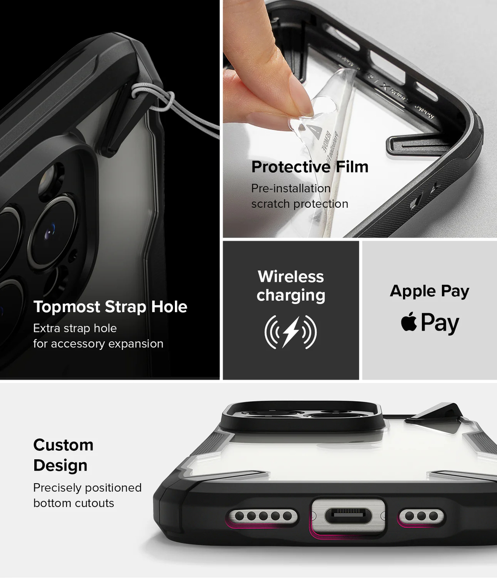Чехол для Apple iPhone 16 Pro противоударный с усиленными углами RINGKE